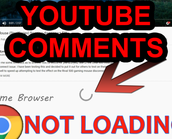 Youtube Comments Not Loading
