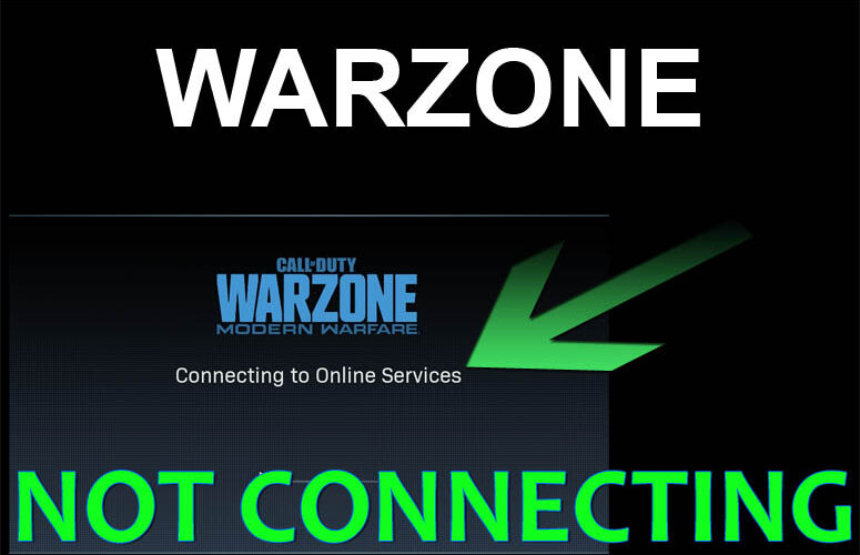 Warzone stuck on Connecting to Online Services