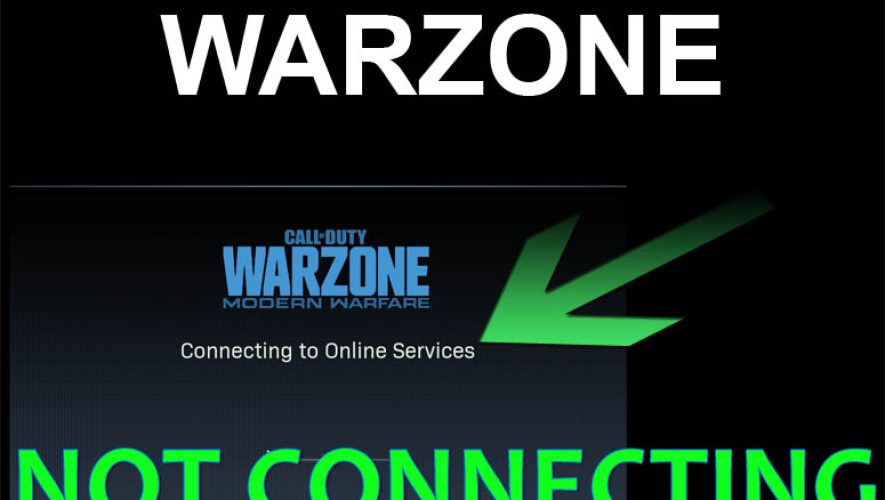 Warzone stuck on Connecting to Online Services