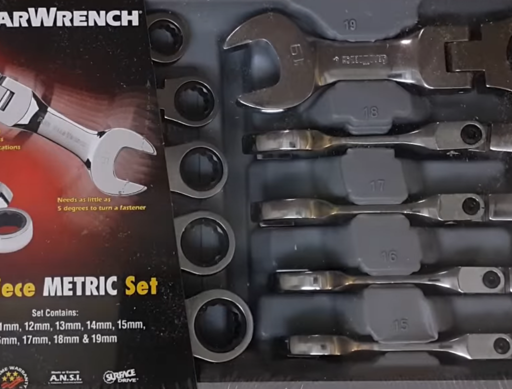 GearWrench Stubby Wrench Set - Metric