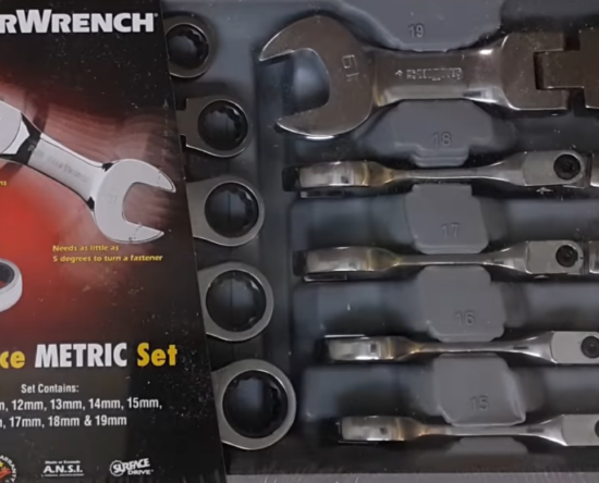 GearWrench Stubby Wrench Set - Metric