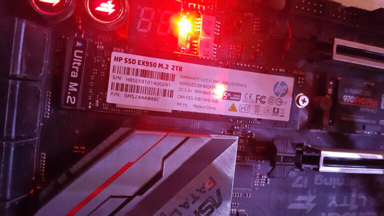HP EX950 M.2 NVME SSD Drive